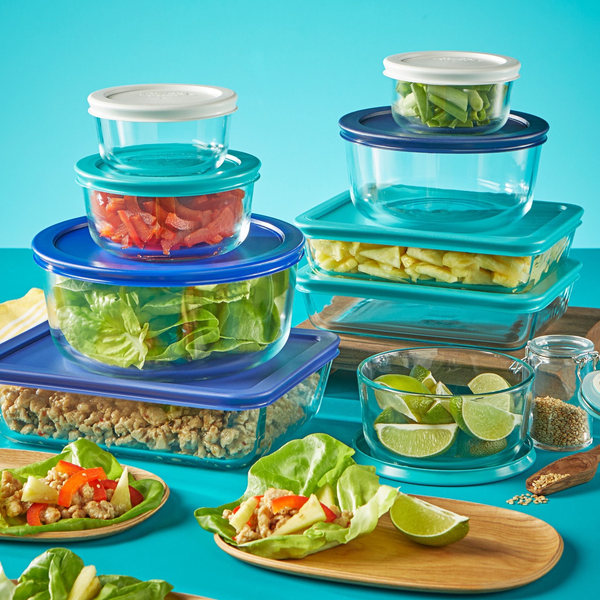 Pyrex? Simply Store? 18-piece Glass Storage Set - Image 2