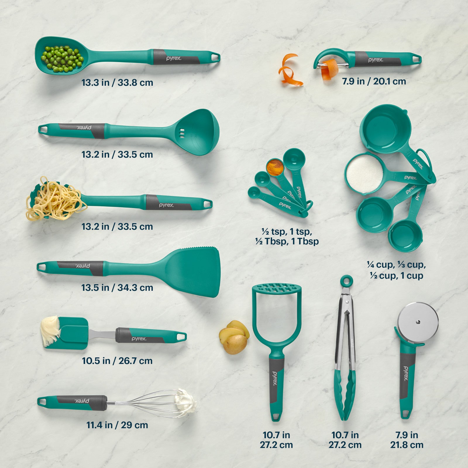 Pyrex? 18-Piece Kitchen Tools & Gadgets Set - Image 2