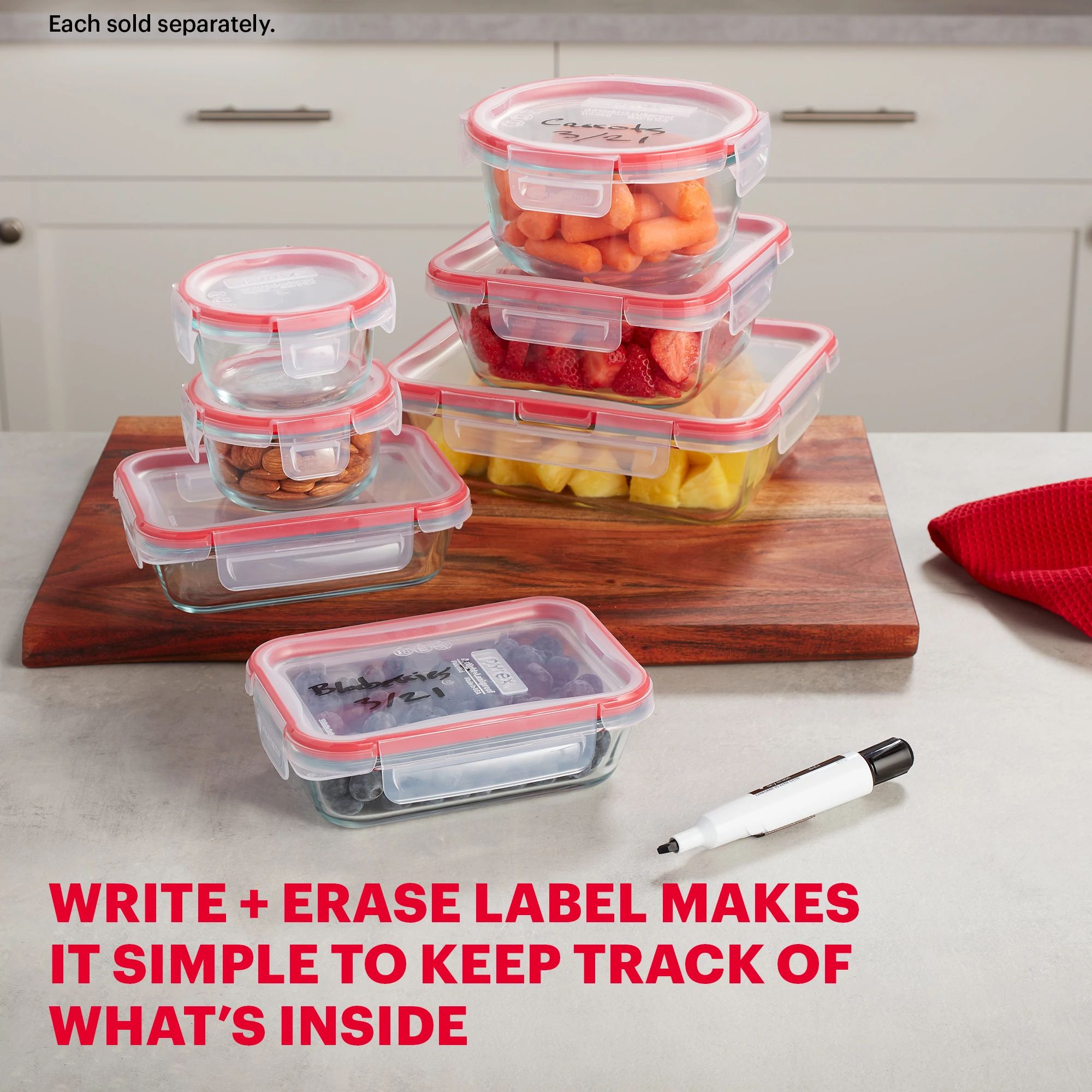 Pyrex? Freshlock? 4-cup Round Glass Storage - Image 4