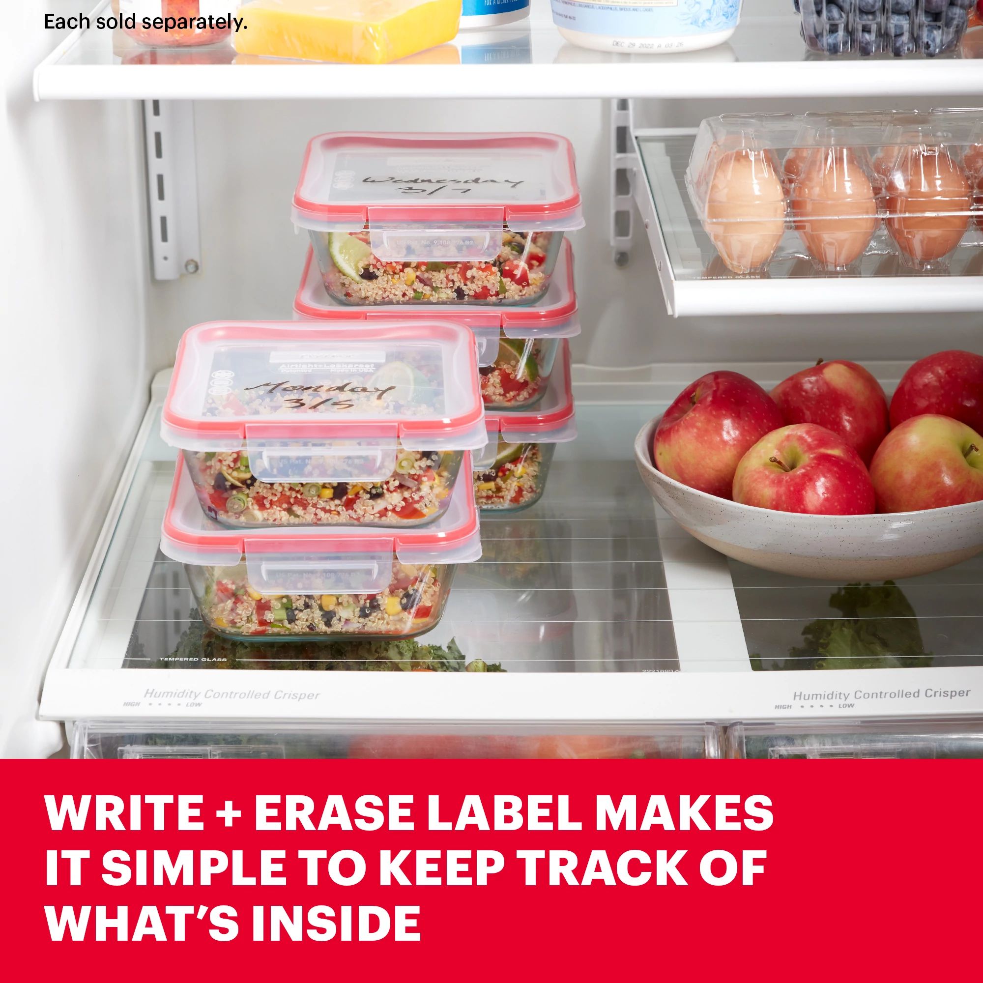 Pyrex? Freshlock? 4-cup Square Glass Storage - Image 4