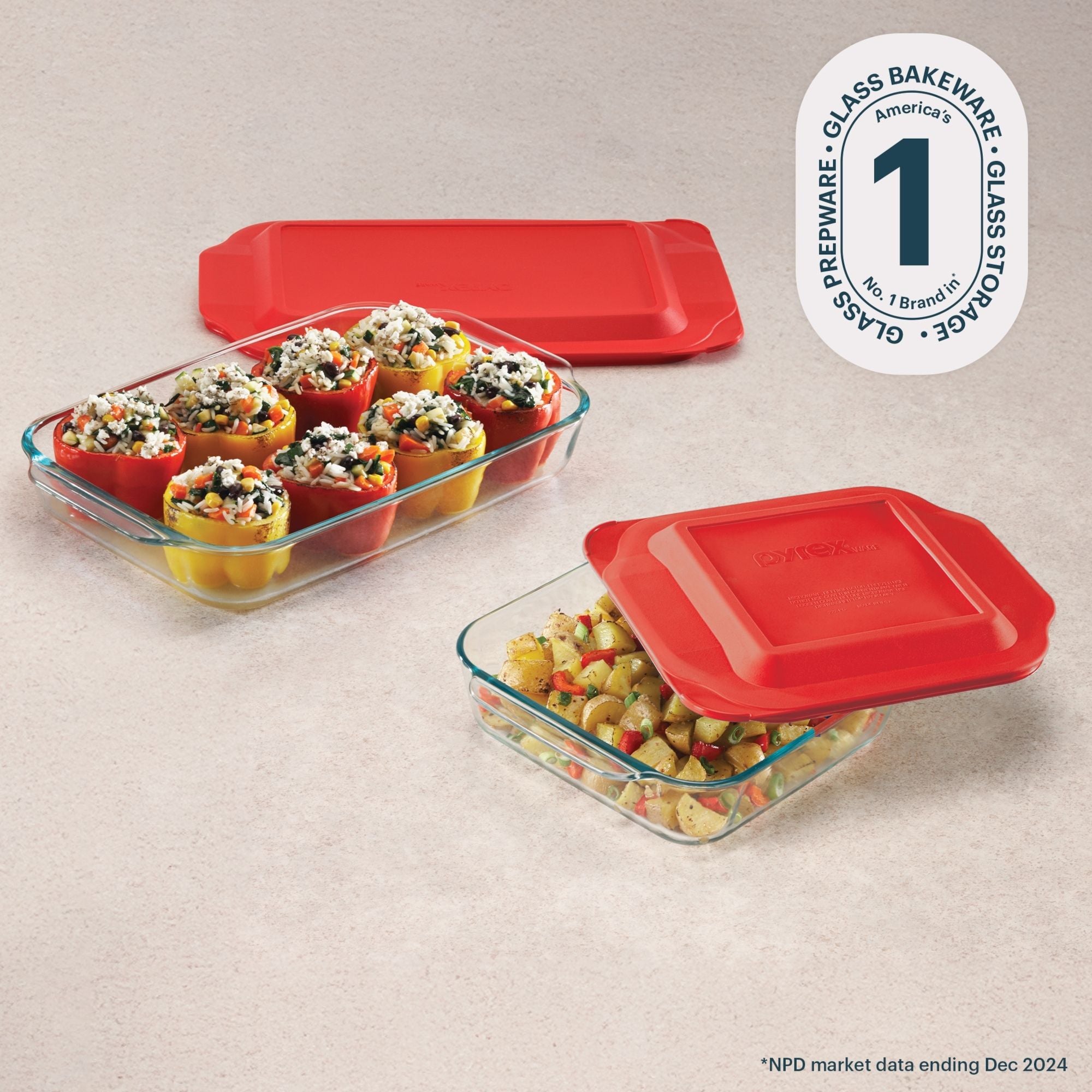 Pyrex? Basics 4-piece Glass Bakeware Set - Image 4